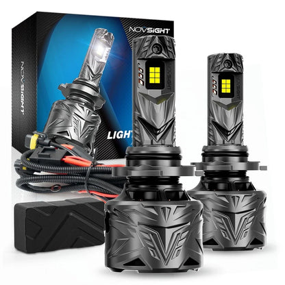 2X HB3 9005 LED Headlight Bulbs for NOVSIGHT (240W, 50000LM)