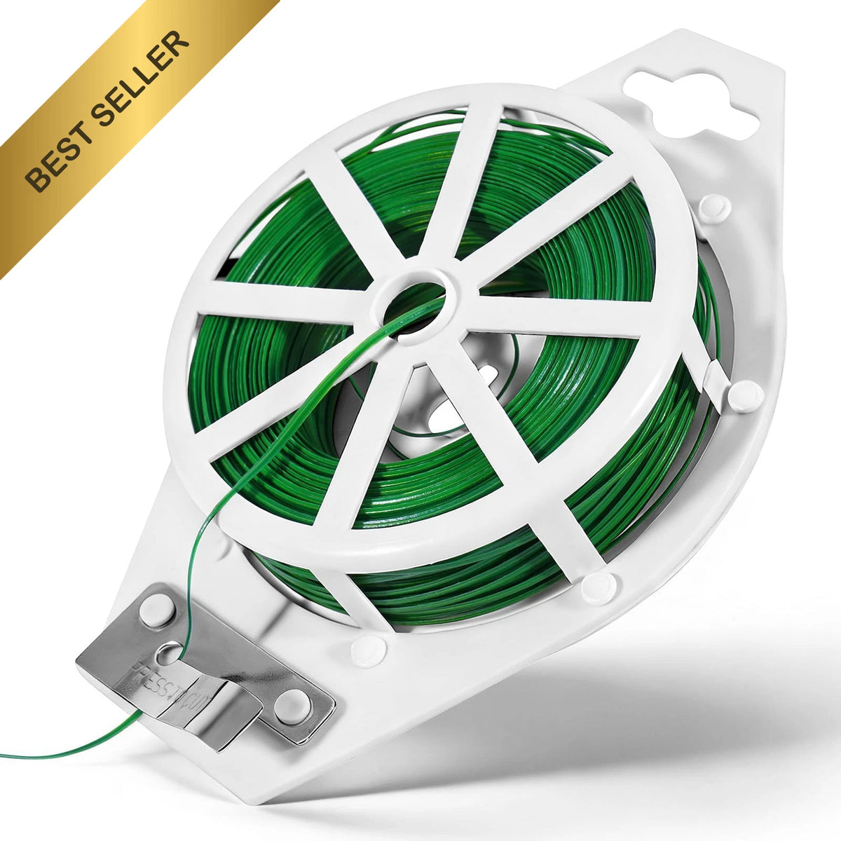 Green Twist Ties with Cutter for Gardening (262ft)