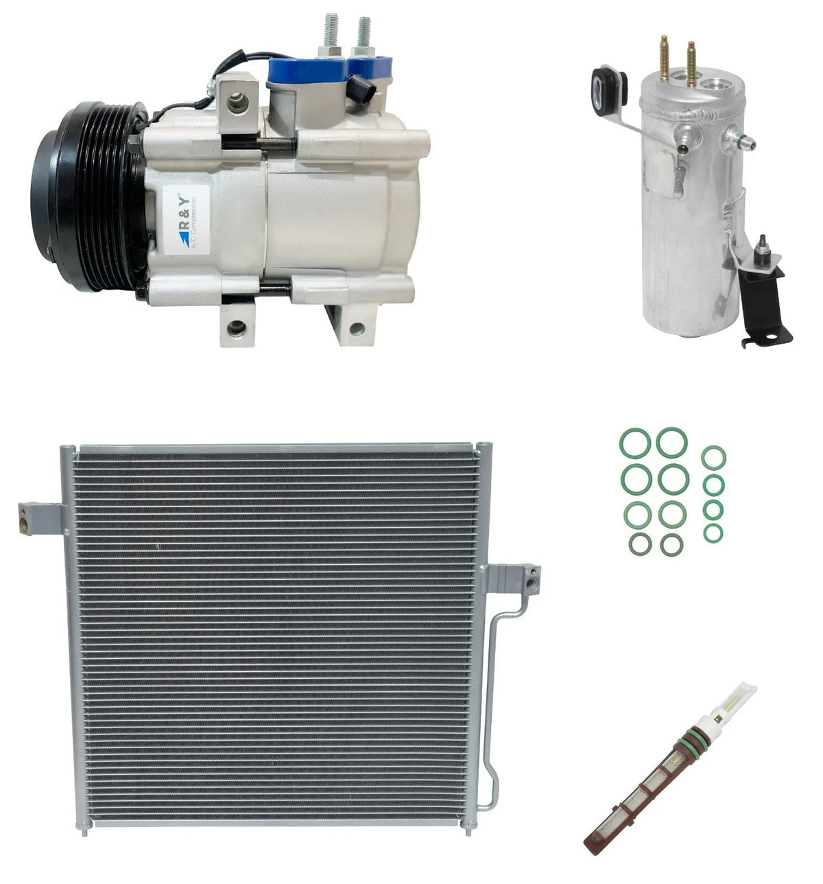 A C Compressor Kit With Condenser for Ford Explorer Sport Trac 2007-2010