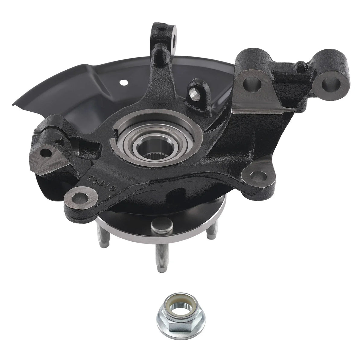 Driver Side Front Steering Knuckle with Bearing for Ford Edge, Lincoln MKX (2007–2010)