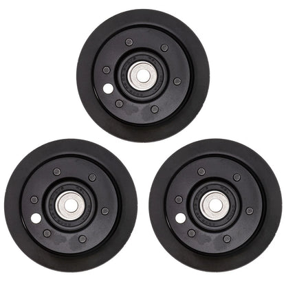 Flat Idler Pulley Set of 3 for Hayter Recycling RT380H (88-5630, 132-4717)