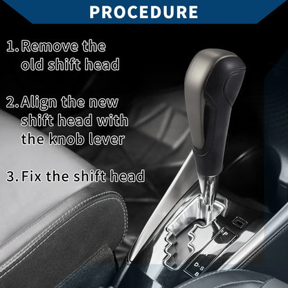 Automatic Gear Shift Knob for Chevrolet Aveo (2004–2011) Black Plastic