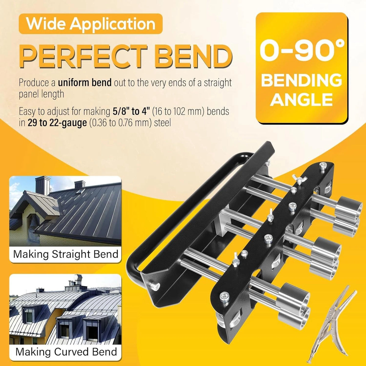 Three-Station Edge Roller Bender for Large Radius Sheet Metal