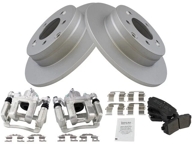 Set of 4 Brake Pads Rotors Calipers for Hyundai Sonata (2015) 52299YRMY