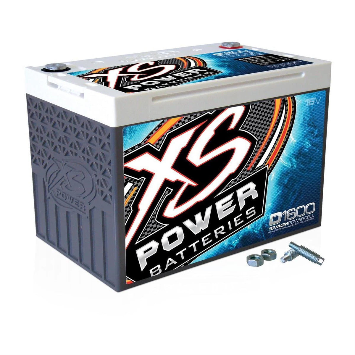 XS Power D1600 16 Volt Deep Cycle Battery for Automotive