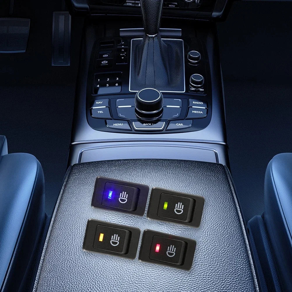 Set of 4 Rocker Switches ASW17D 12V 35A ON OFF 2 Position LED