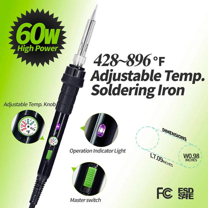 Soldering Iron Kit for YIHUA 947-III (60W, Adjustable Temperature)