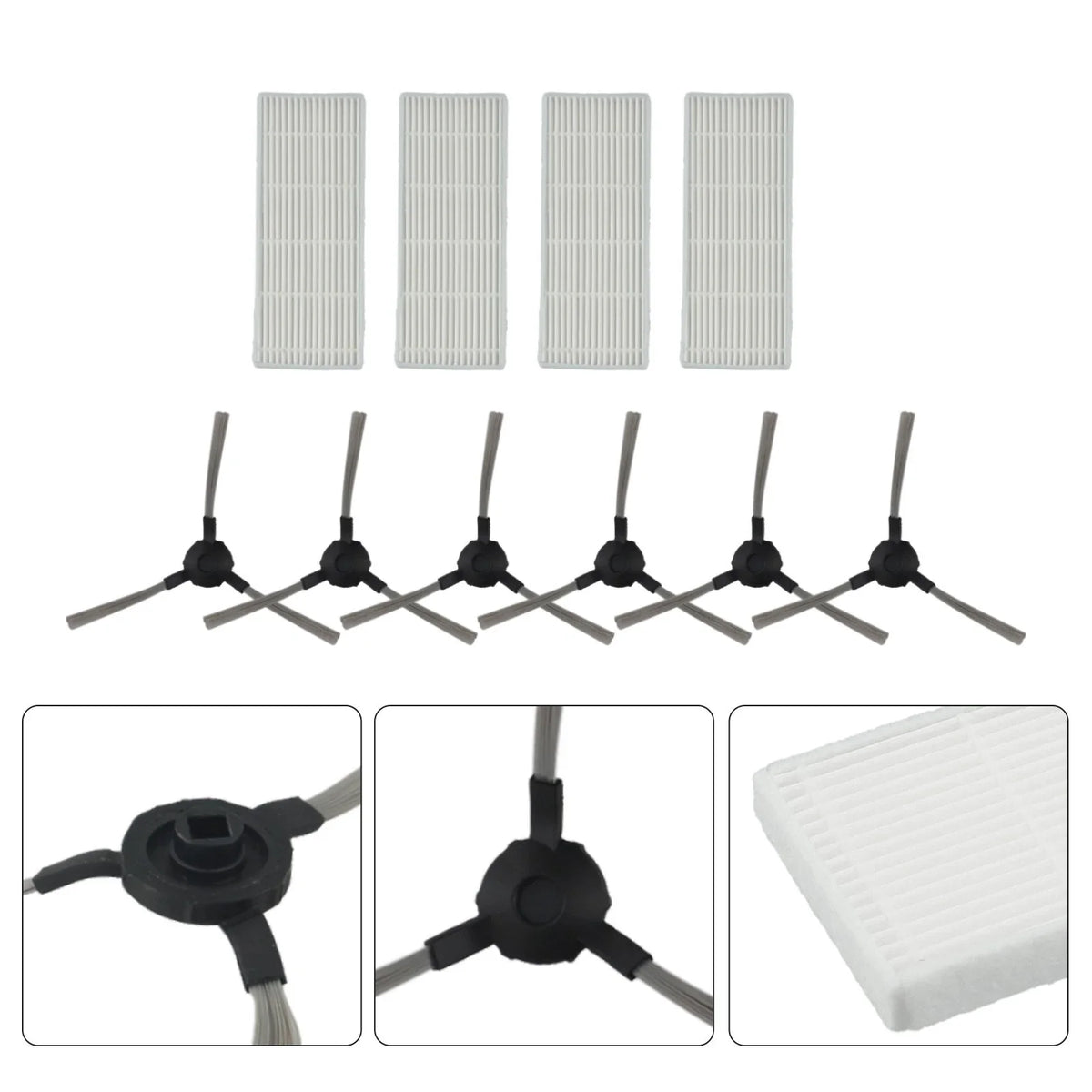 Set of 1 Filters Side Brushes for Blaupunkt