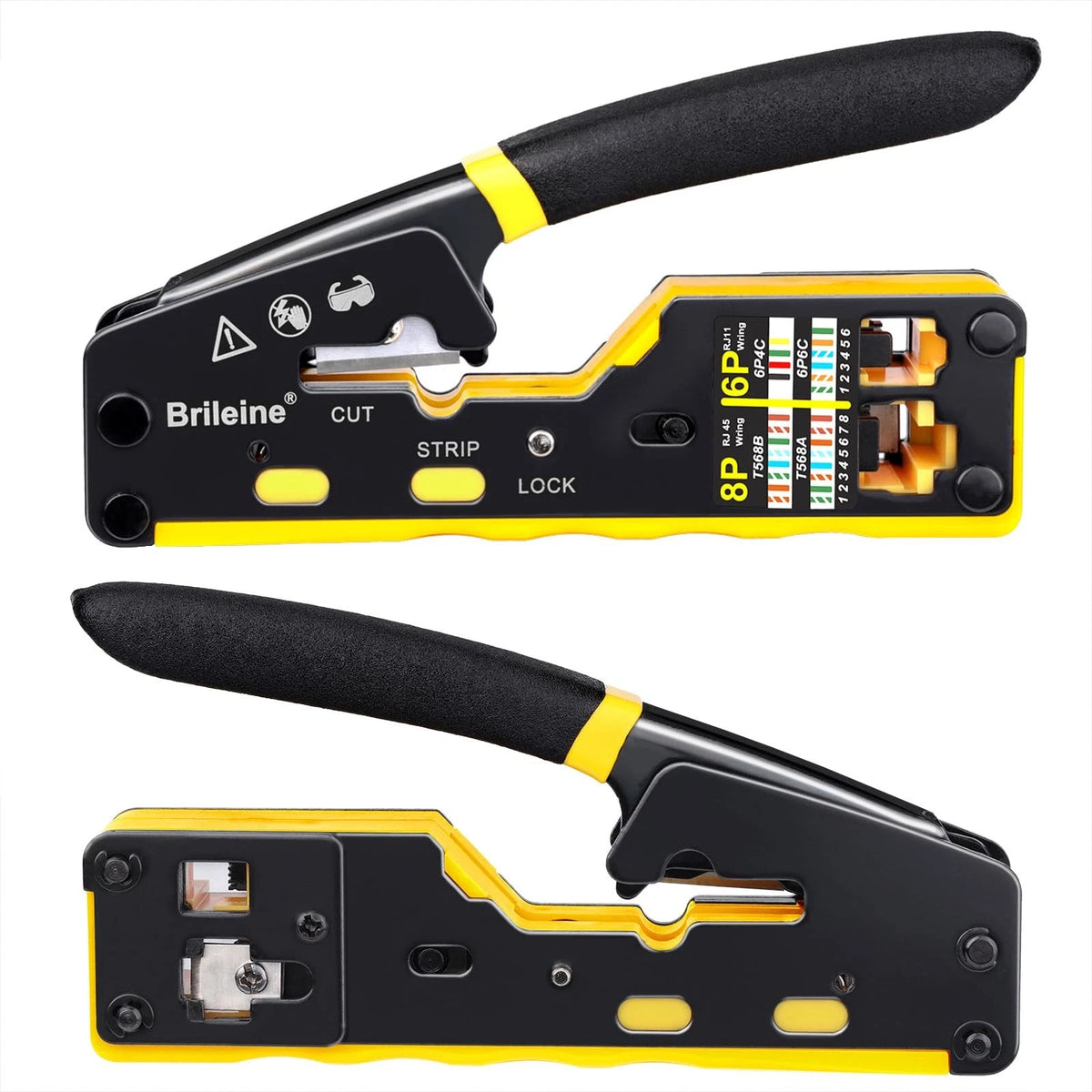 RJ45 Crimp Tool Pass Through Kit for Automotive (13.5 cm x 7 cm)