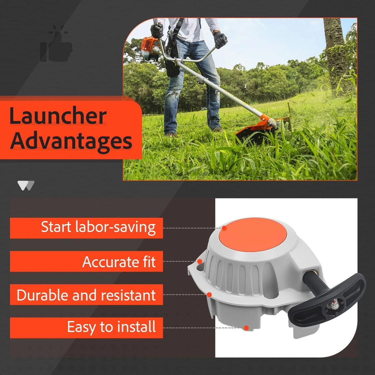Recoil Starter Assembly for Stihl FS94
