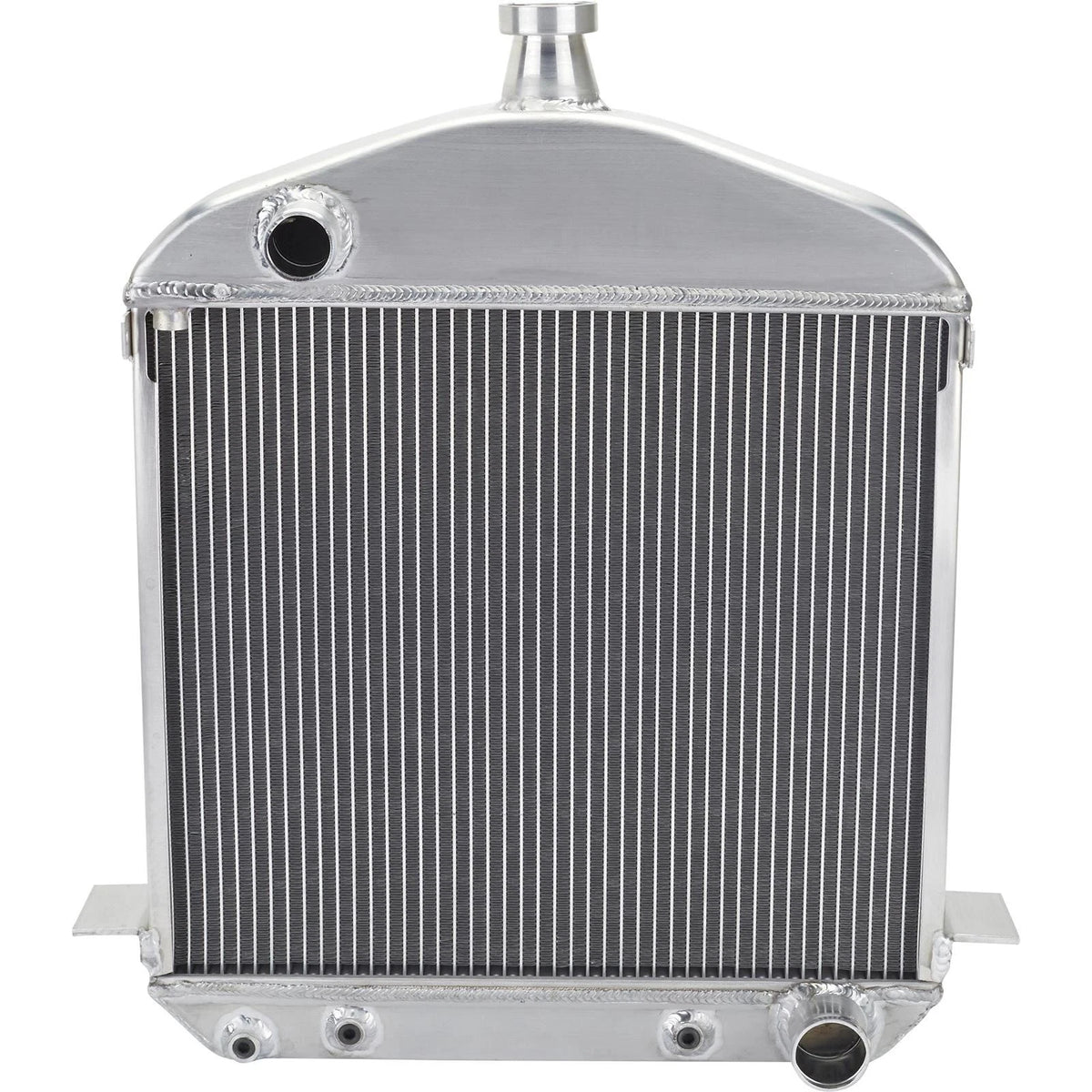 Buffed Aluminum Radiator for Chevy T-Bucket (1917–1923) 91015600-B