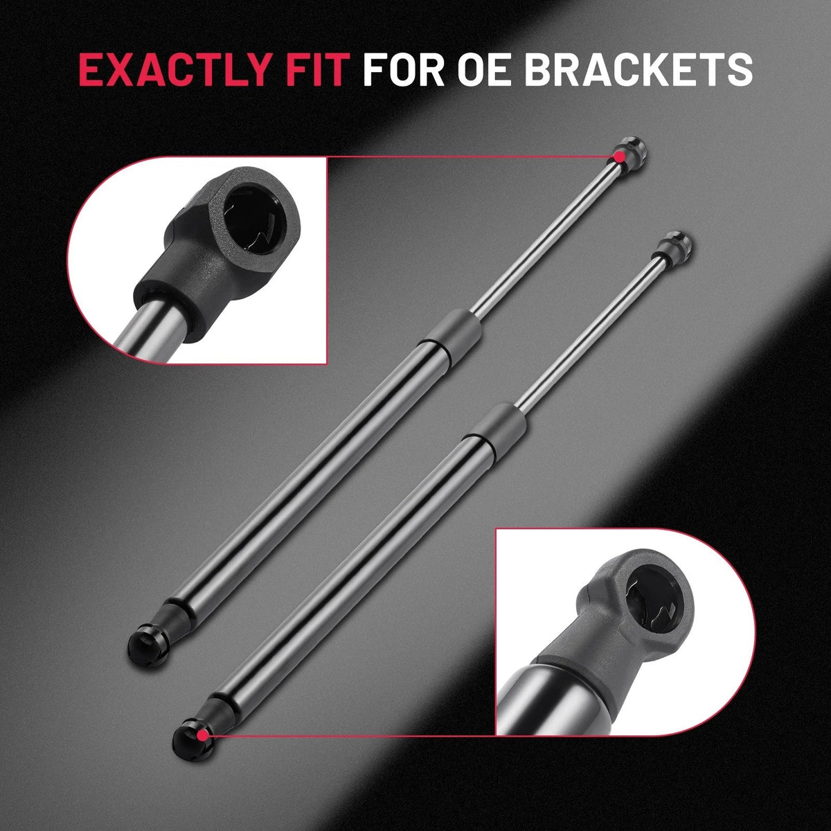 2X Rear Window Struts for Land Rover LR4 (2010–2016) & Discovery (2014–2016) 6614