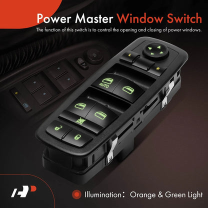 Front Left Power Window Switch for Dodge Journey (2009–2010) Jeep Liberty