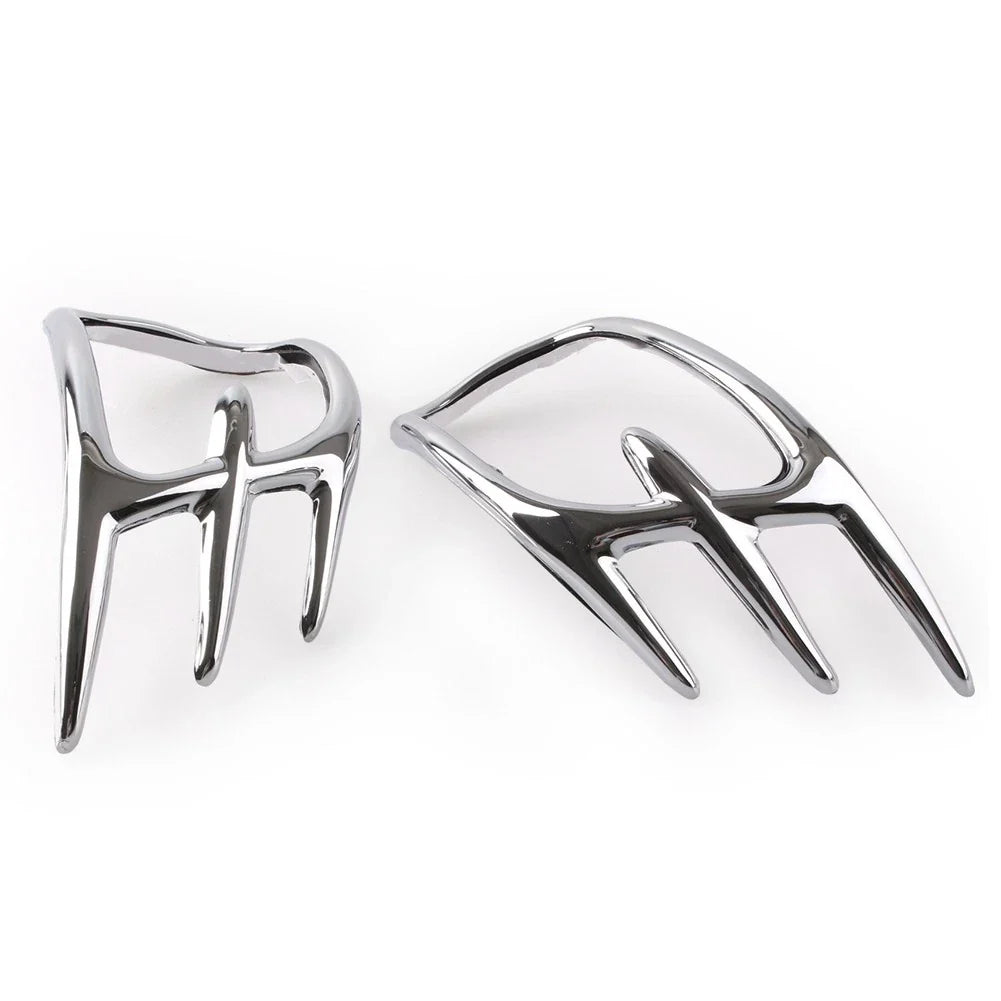 Chrome Fairing Mirror Back Accent Grilles for Honda GL1800 (2001–2011)