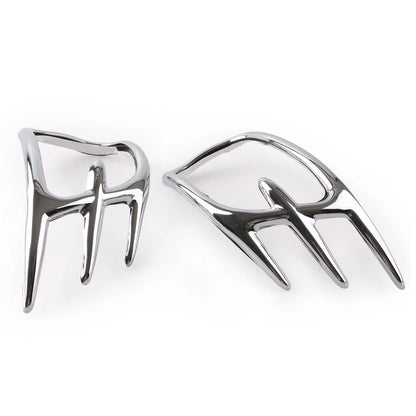 Chrome Fairing Mirror Back Accent Grilles for Honda GL1800 (2001–2011)