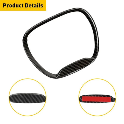 Carbon Fiber Steering Wheel Trim Ring for Jeep Grand Cherokee (2014–2021)