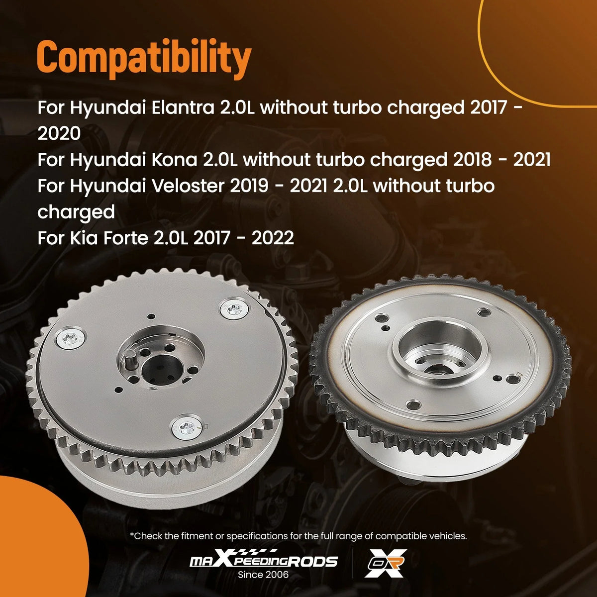 CVVT Gear for Hyundai Kia 2.0L (2017–2022) 243502E700 243702E020