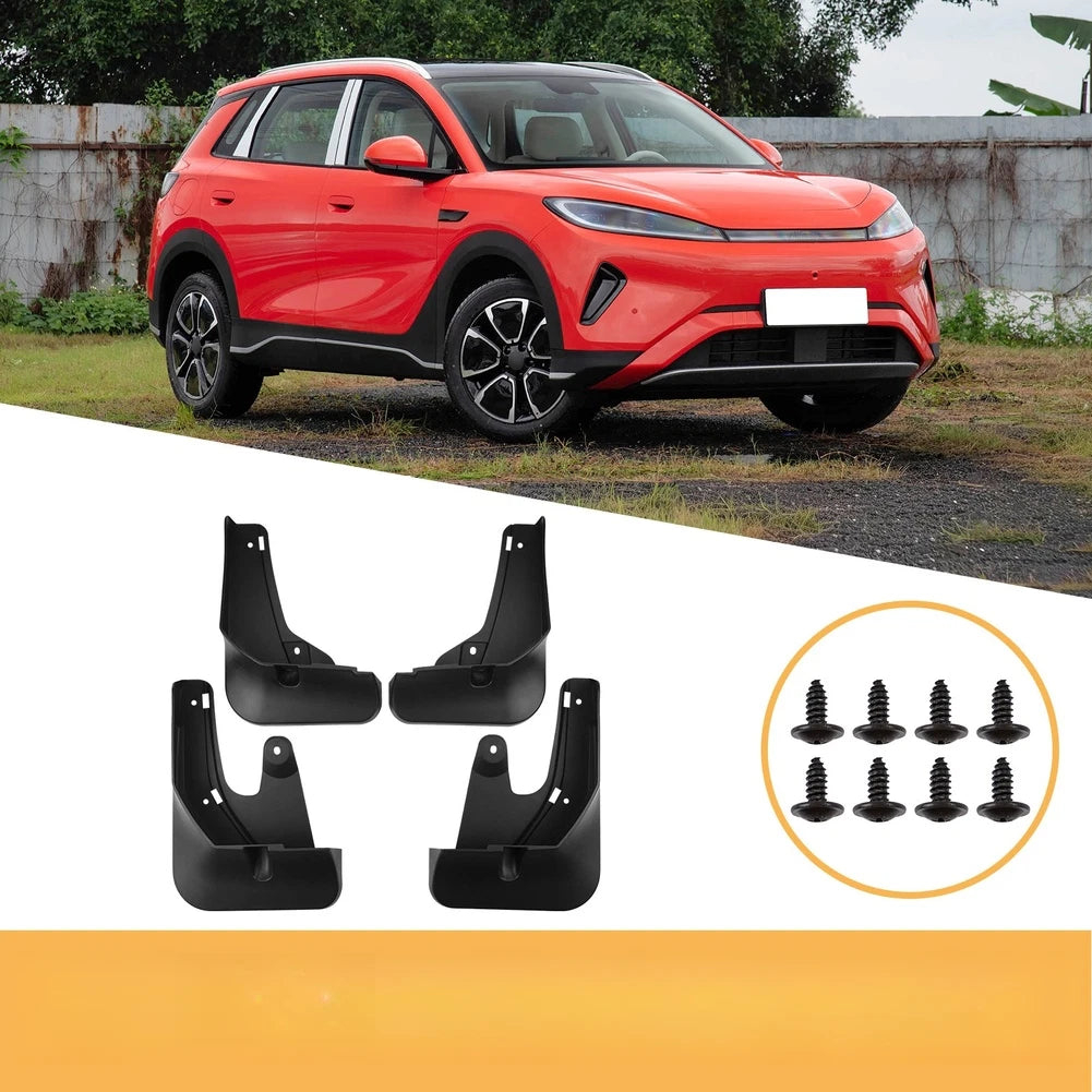 Set of 4 Replacement Mudguards for BYD Sea Lion (2026+) ABS Black