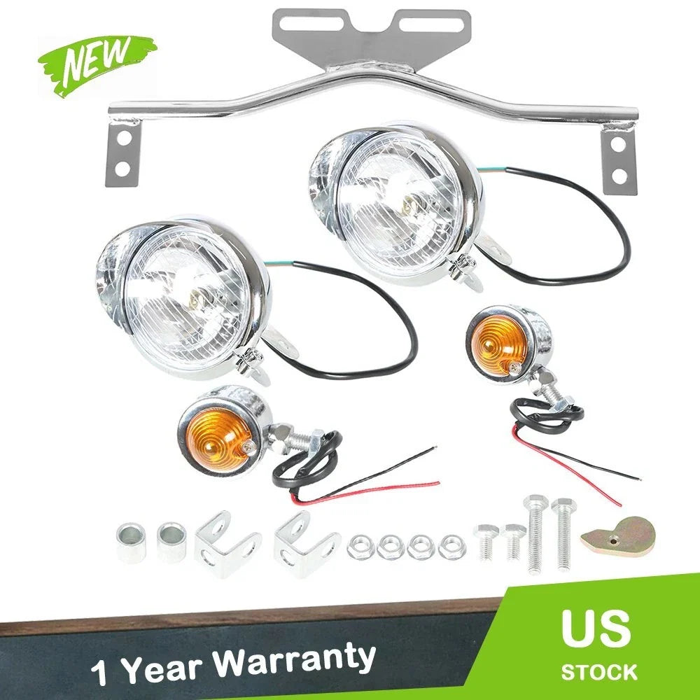 Driving Spot Fog Light Bar with Bracket for Honda Motorcycle