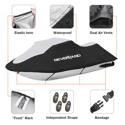 Trailerable Jet Ski Cover for Yamaha WaveRunner VX Deluxe/R/Sport (2007–2014)