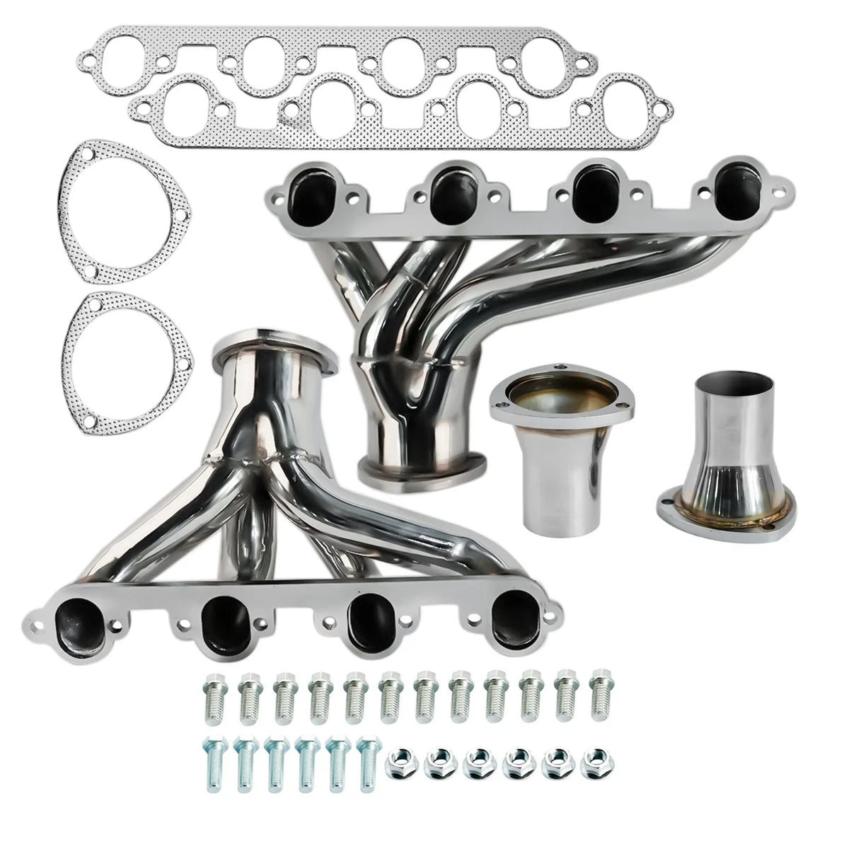 Stainless Shorty Hugger Manifold for Ford Big Block 429 460 (1968–1997)