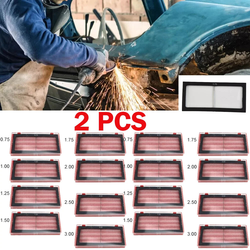 2PC Welding Magnifier Lens for Helmet Glass