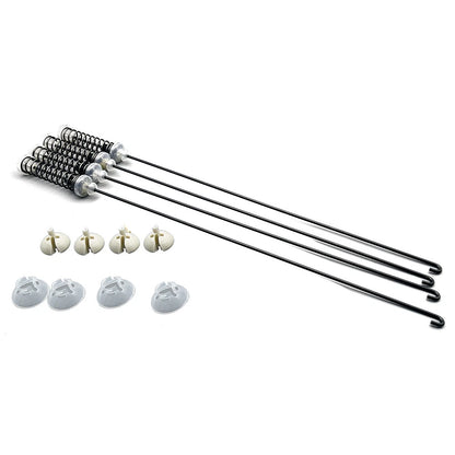4 Pack Washer Suspension Rod Kit for Whirlpool Maytag (W11217817, 4844566)