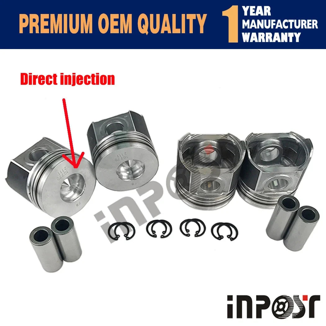Rebuild Kit for Kubota V2003 V2003T V2003MDI Bobcat 337D 341D (–)