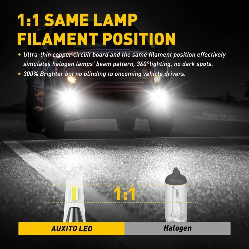2X LED Fog Light Bulbs 5202 for Chevy Silverado 1500 2500 HD 3500 (2007–2015)