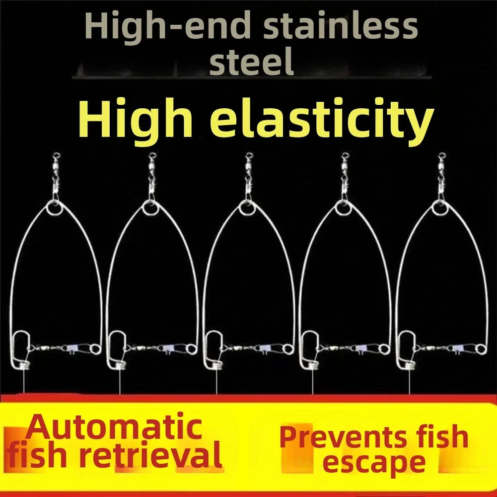 Dual Ringer Bite Alarm for Surf Fishing - Stainless Steel Ground Stake 16cm