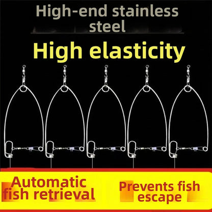 Dual Ringer Bite Alarm for Surf Fishing - Stainless Steel Ground Stake 16cm