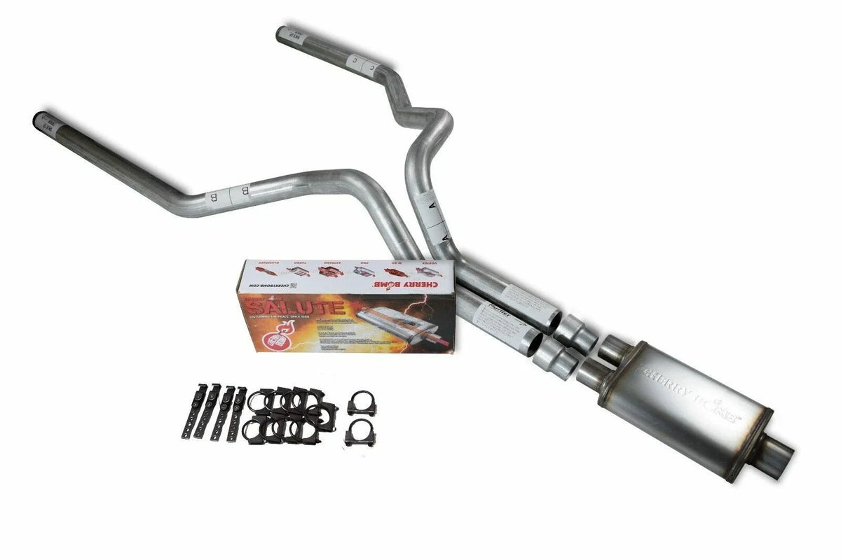 3" Dual Exhaust Kit for Ford F150 (2021–2025) - Cherry Bomb Salute