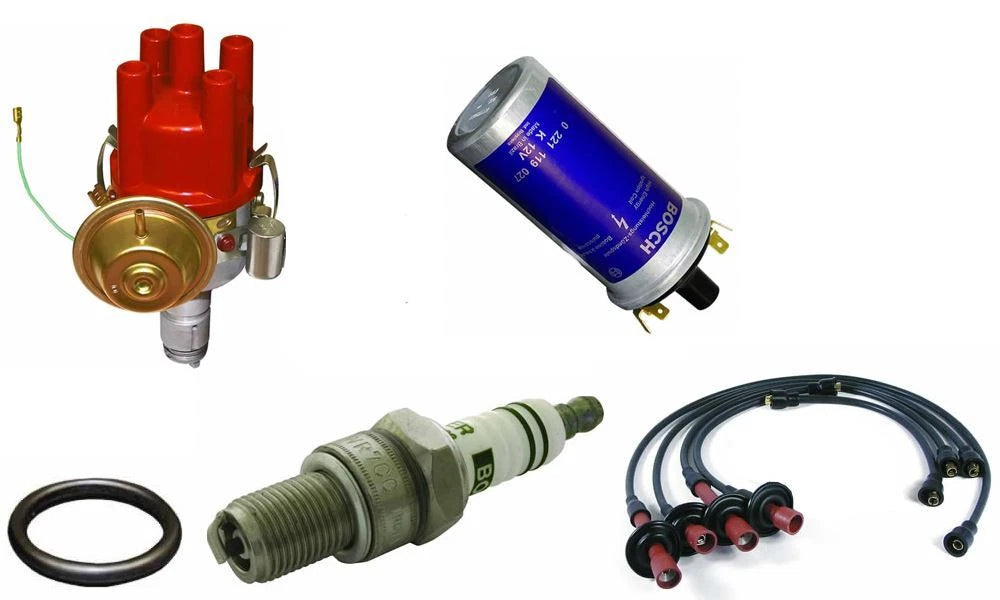 Vacuum Advance Distributor Ignition Bundle Kit for T2 Bay (1971–1979)
