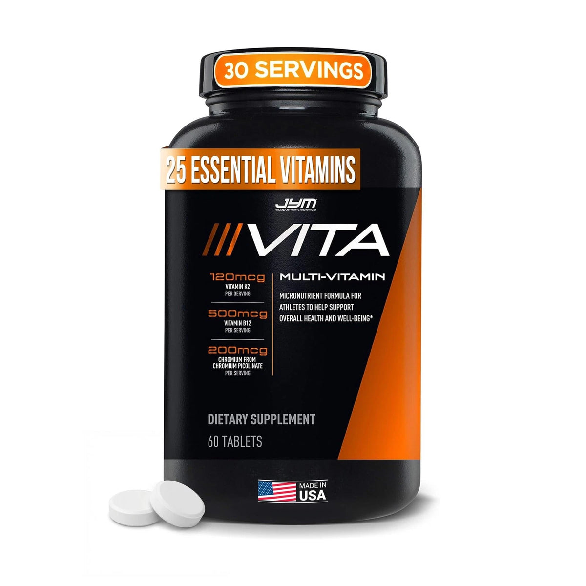 Vita Sports Multivitamin for JYM Supplement Science (60 Count)