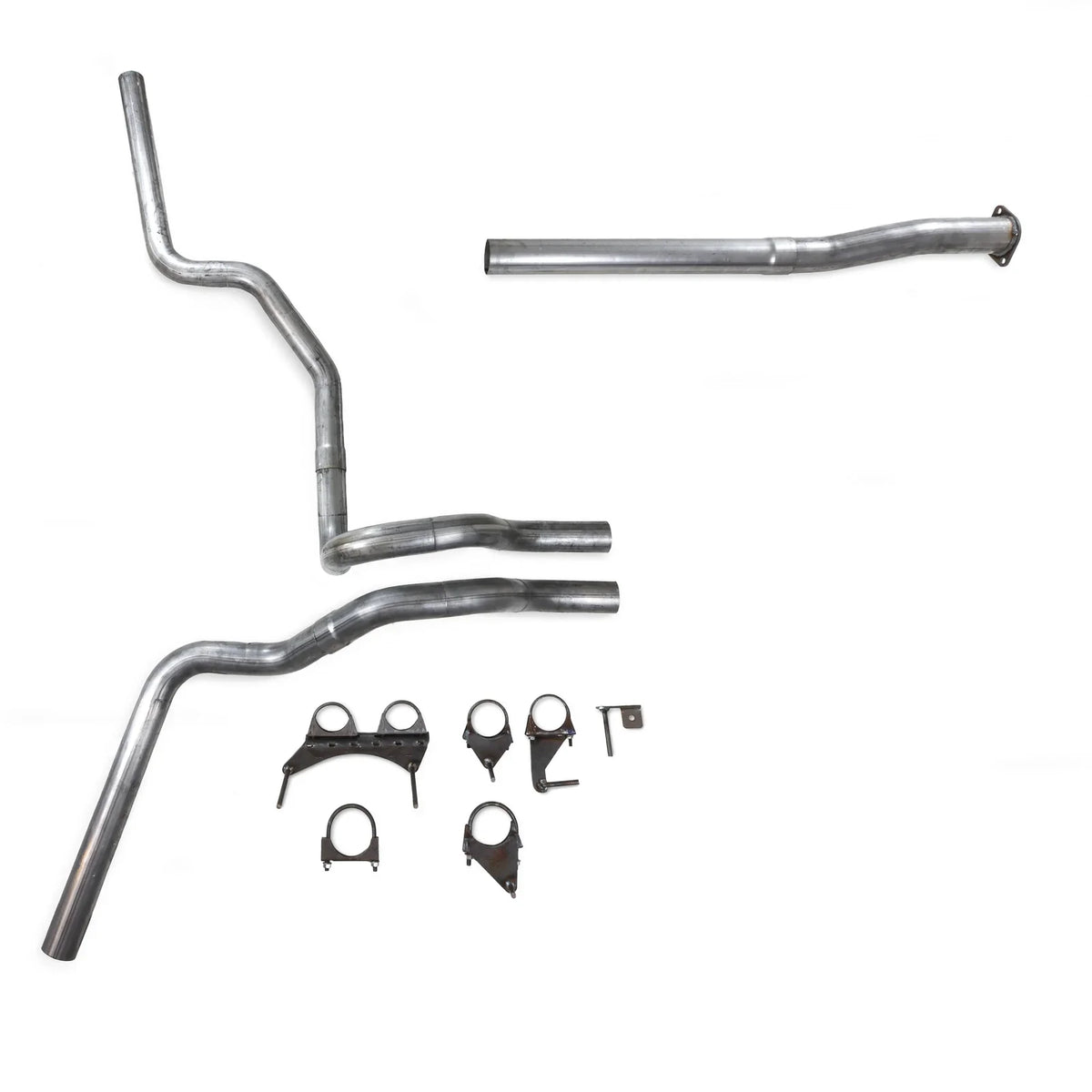 Dual Exhaust Kit for Toyota Tacoma (2016–2023) 2.5" No Muffler No Tips
