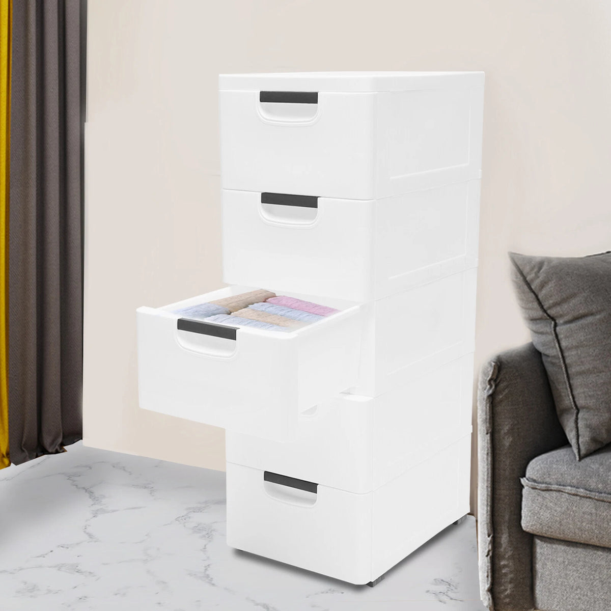5 Drawer Chest Organizer for Bedroom Furniture