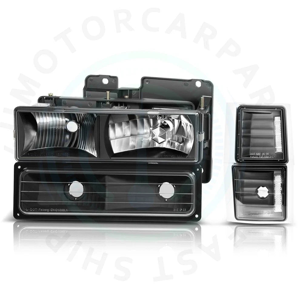 Headlight Assembly Set for Chevy Silverado (1994–1998)