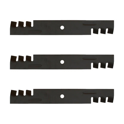 Set of 3 Copperhead Mulching Blades for Hustler (Commercial)