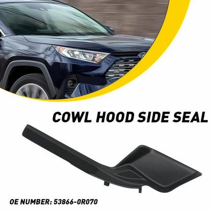 2X Windshield Wiper Side Cowl Extension Cover Trim for Toyota RAV4 (2020–2022)