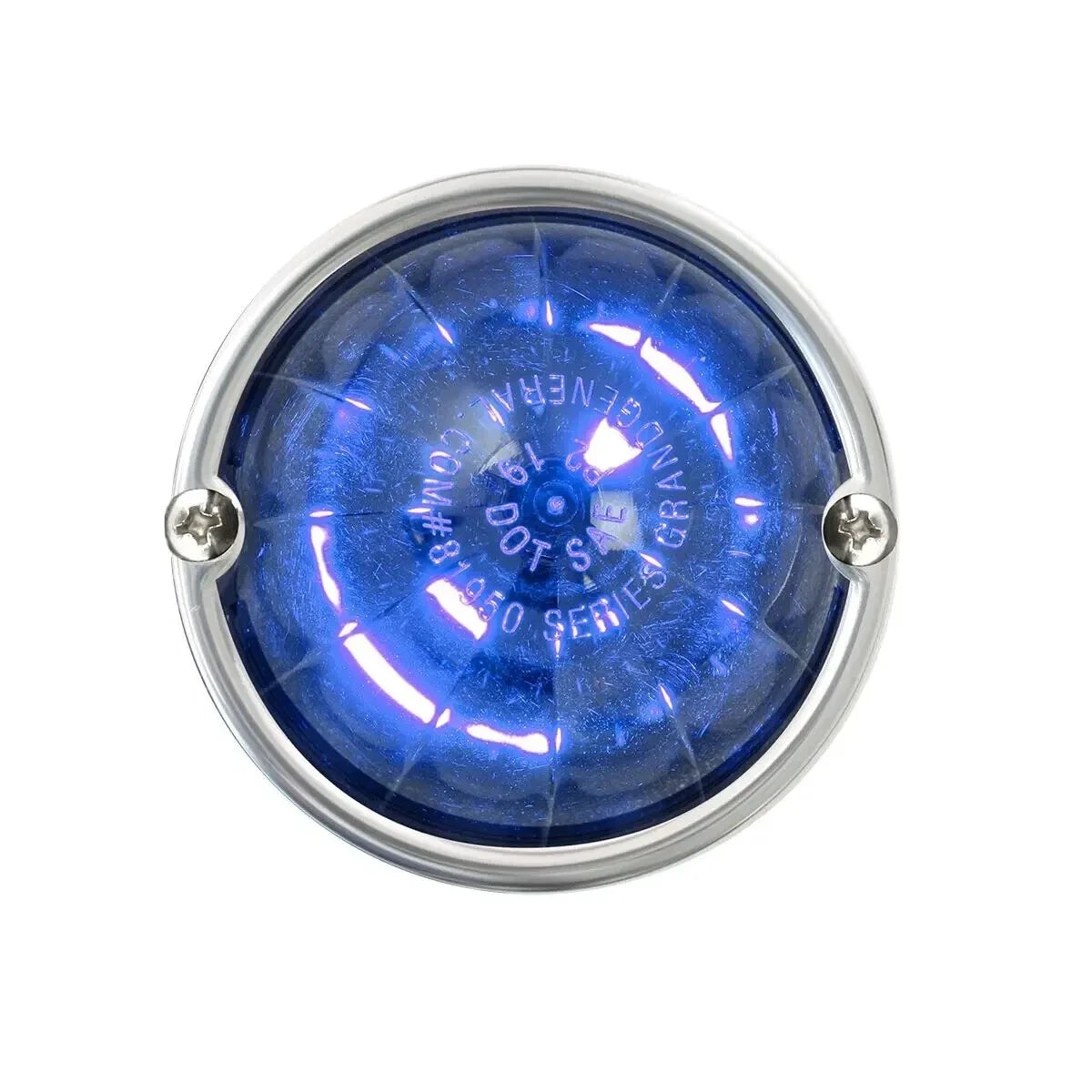 Turn Signal Light Kit Blue LED Smoked Lens Flush Mount for Universal (2000–2024)