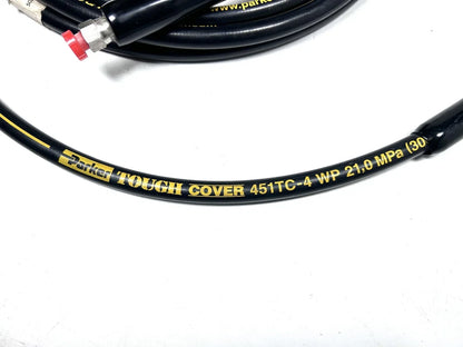Hydraulic Tough Cover Pressure Hose 3000 PSI for Parker 451TC-4 (20FT)