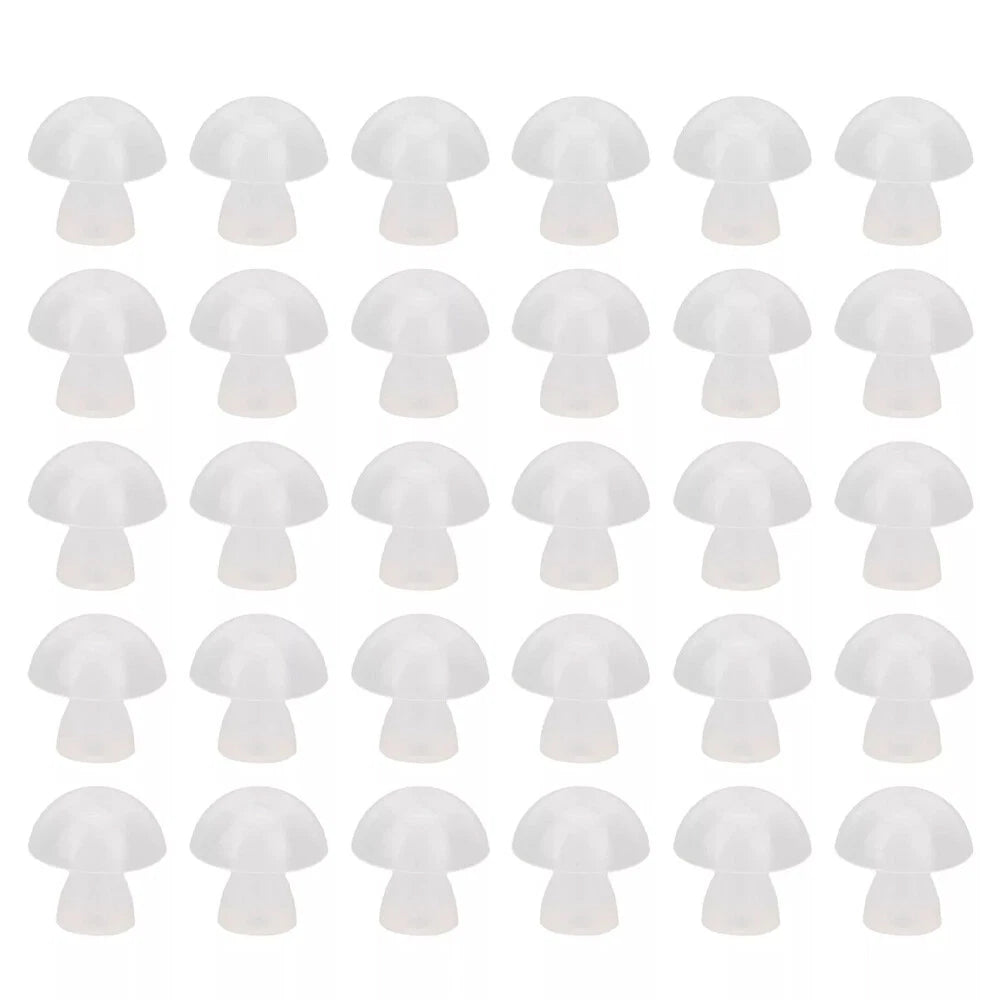 30Pcs Soft Ear Tips for Hearing Aids and Earplugs Universal Domes