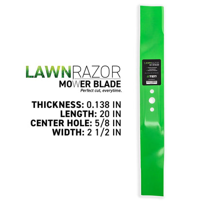 Set of 2 Low-Lift Mower Blades for AYP Husqvarna (33203, 145106)