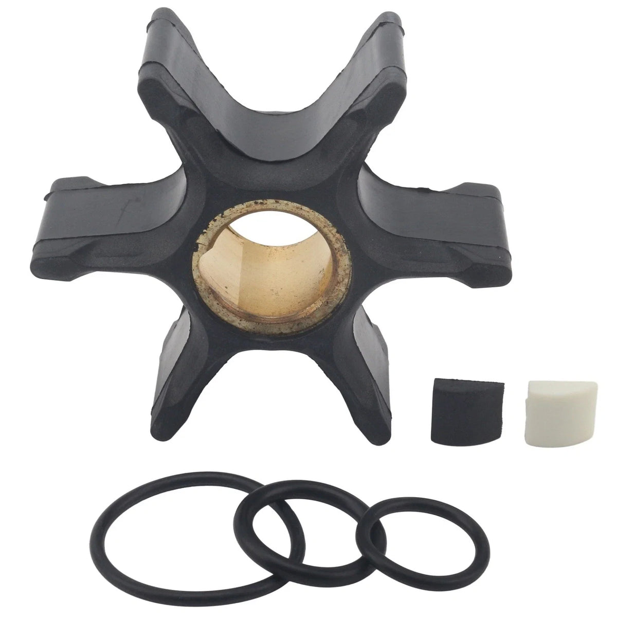 Water Pump Impeller & Key for Evinrude Johnson 85-225 HP