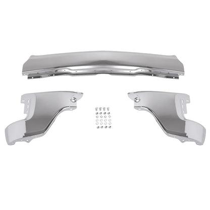 Chrome Steel Front Bumper Face Bar for Chevy Silverado 1500 (2019–2022)