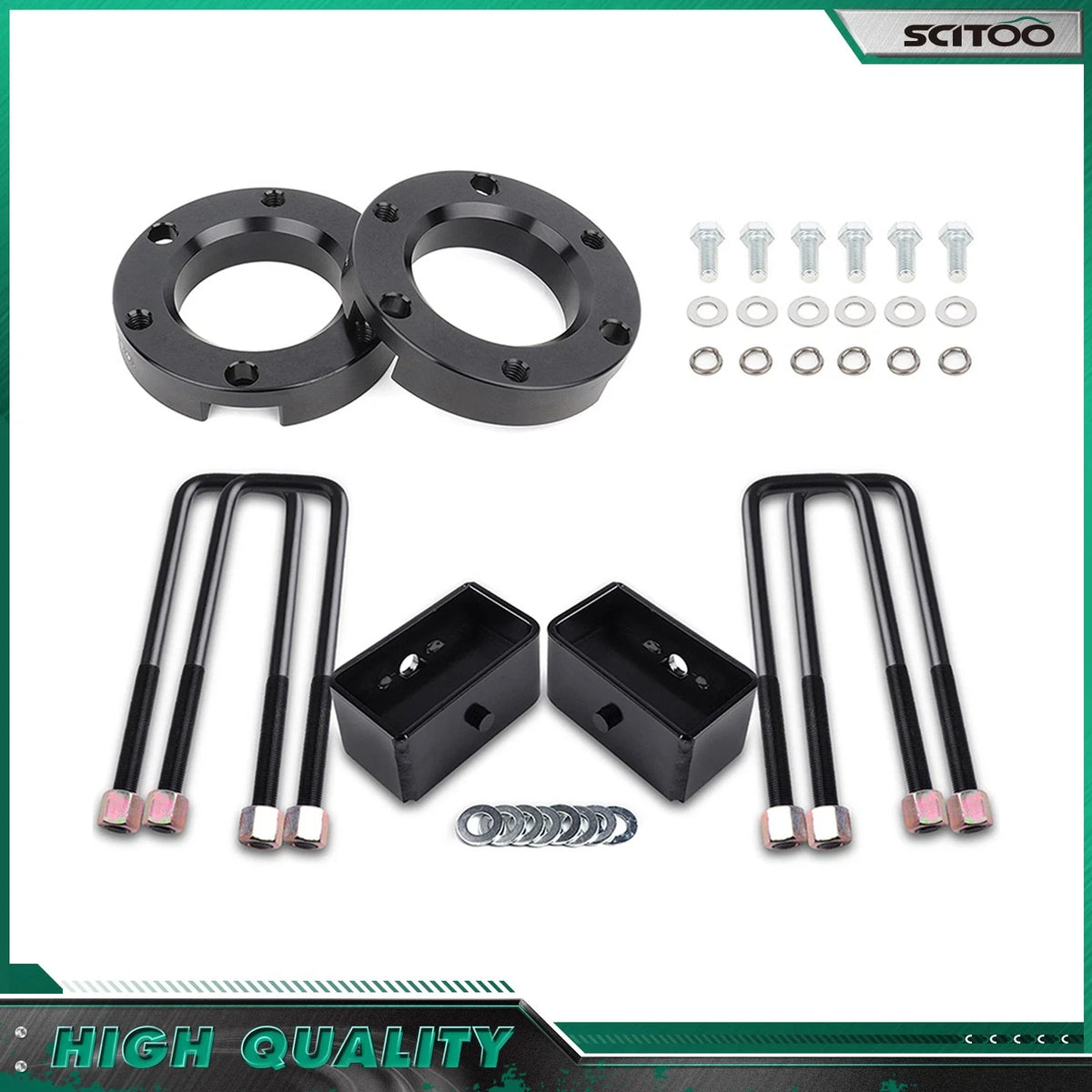Set of 4 Leveling Lift Kit for Toyota Tacoma (1995–2004) 2" Front 3" Rear