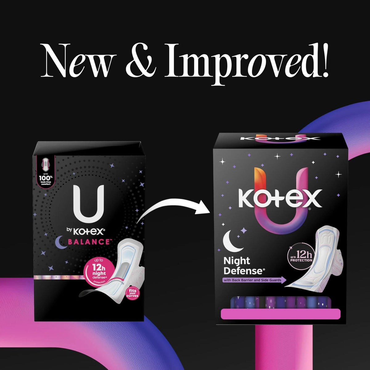 Ultra Thin Overnight Pads with Wings for Extra Heavy Flow (One Size)