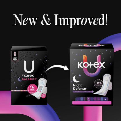 Ultra Thin Overnight Pads with Wings for Extra Heavy Flow (One Size)