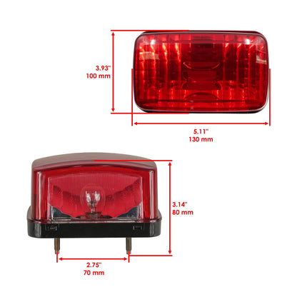Celox Taillight Assembly for Yamaha Breeze 125 YFA1 (2002–2004) LT114AA1027, 3FA-84710-01-00, 3FA-84710-00-00