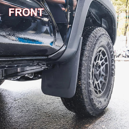 Set of 4 Mud Flap Splash Guards for Toyota Tacoma (2005–2015)
